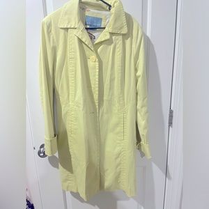 Large Yellow Nine West Trench Coat